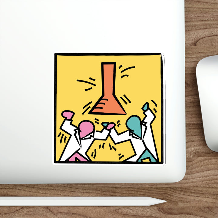 Flask Pop Art Sticker