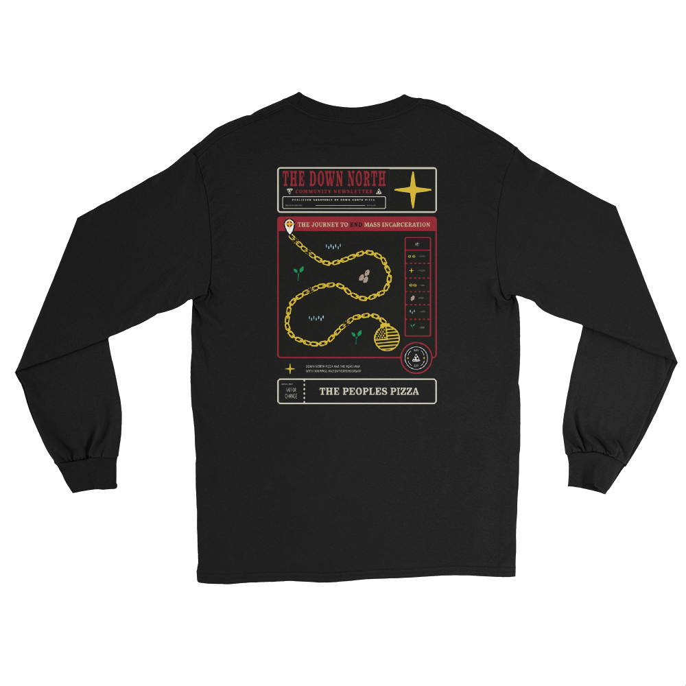 Down North Long Sleeve Tee - Black